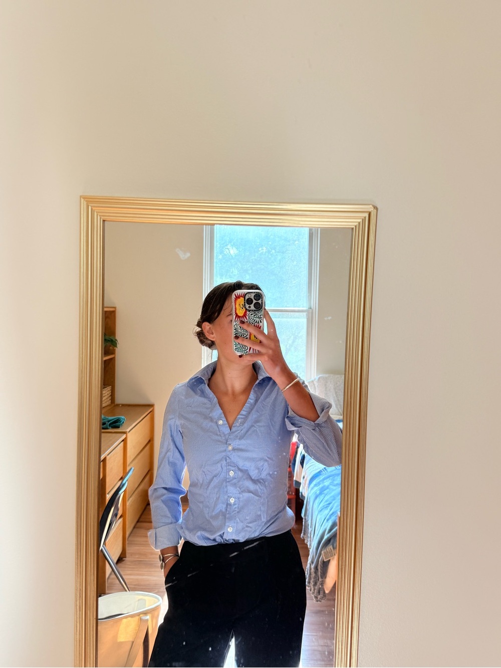 Thrifted American Airlines Attendant Shirt